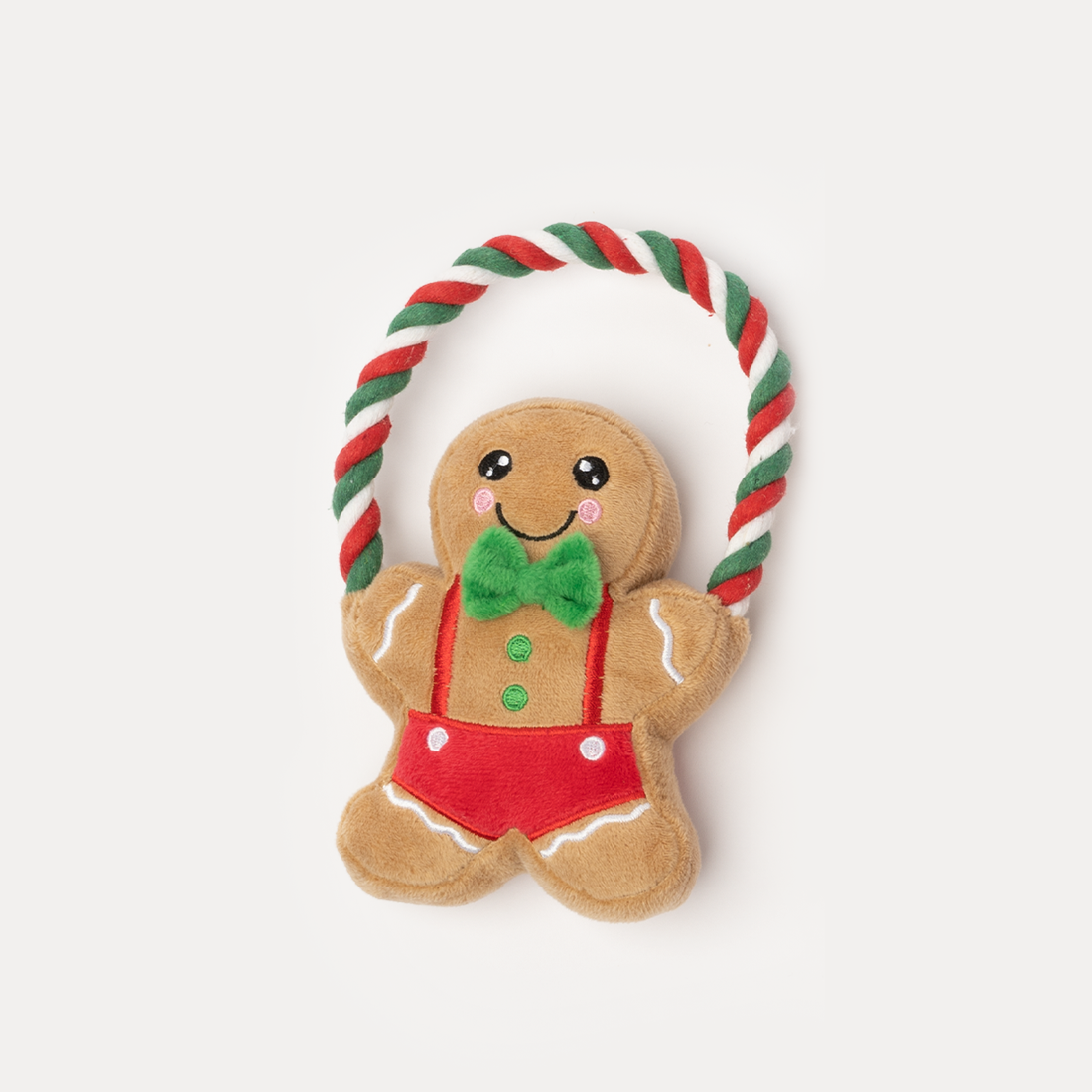 Gingerbread dog toy top